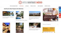 Desktop Screenshot of hotelboutiquemexico.com